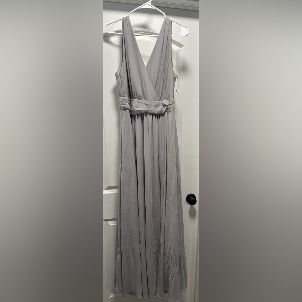 Light Gray Bridesmaid Dress